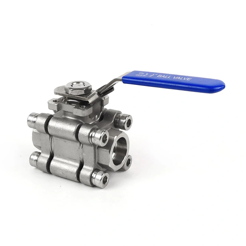 3PC 2000WOG লকযোগ্য বল ভালভ